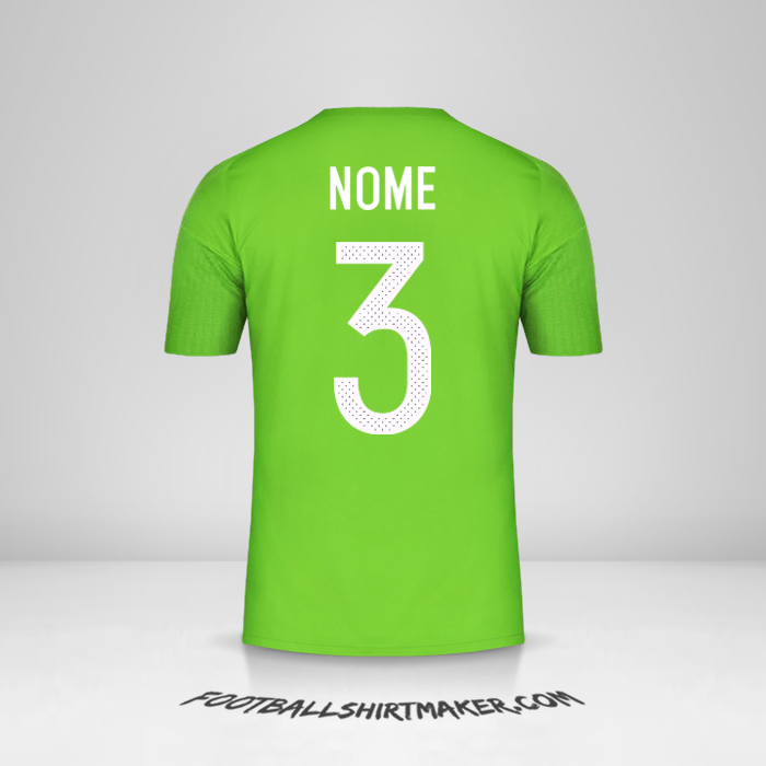 Maglia Algeria 2016/17 Seconda -  nome - 3