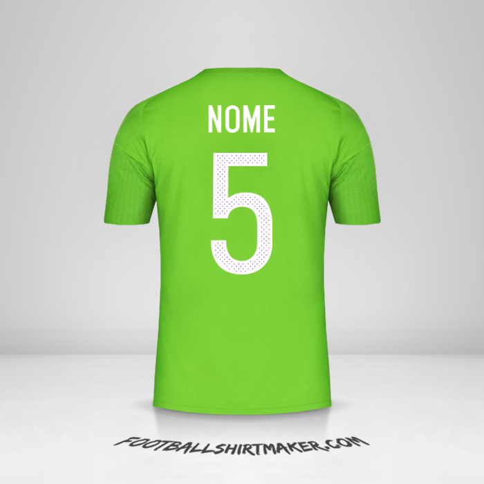 Maglia Algeria 2016/17 Seconda -  nome - 5