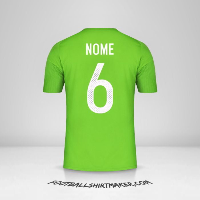 Camisa Argélia 2016/17 Alternativa -  nome - 6