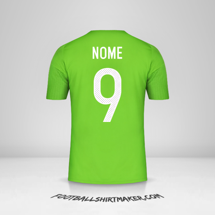 Maglia Algeria 2016/17 Seconda -  nome - 9