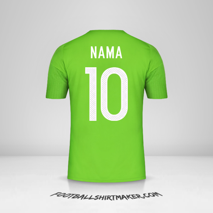 Jersey Aljazair 2016/17 Alternatif -  nama - 10