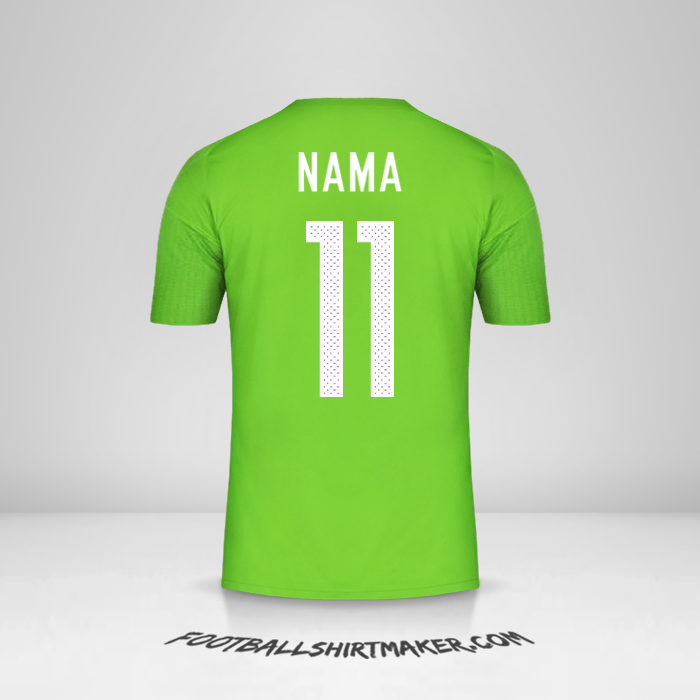 Jersey Aljazair 2016/17 Alternatif -  nama - 11
