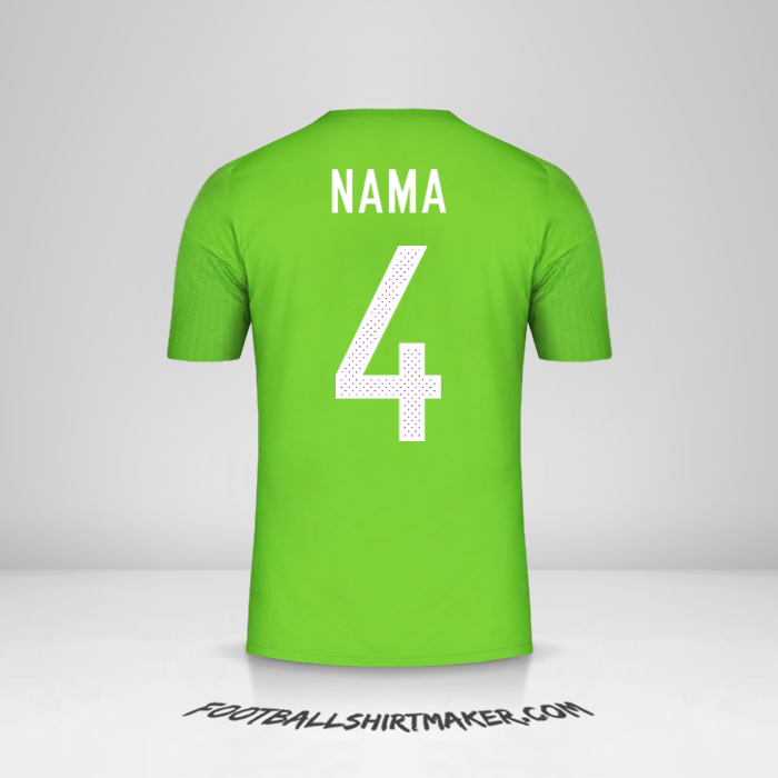 Jersey Aljazair 2016/17 Alternatif -  nama - 4