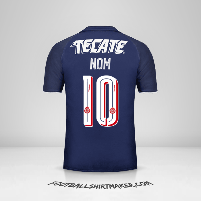 Maillot Guadalajara 2017 Troisième -  nom - 10