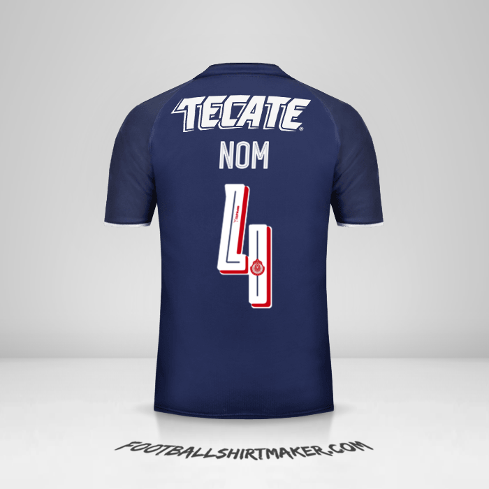 Maillot Guadalajara 2017 Troisième -  nom - 4