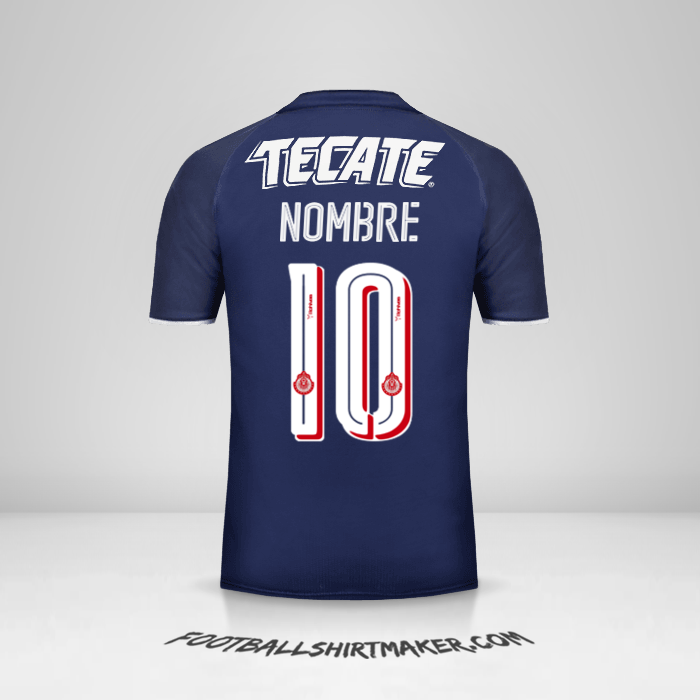 Jersey Guadalajara 2017 Tercera -  nombre - 10