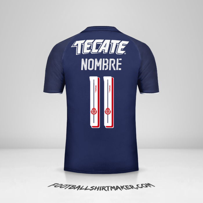 Jersey Guadalajara 2017 Tercera -  nombre - 11