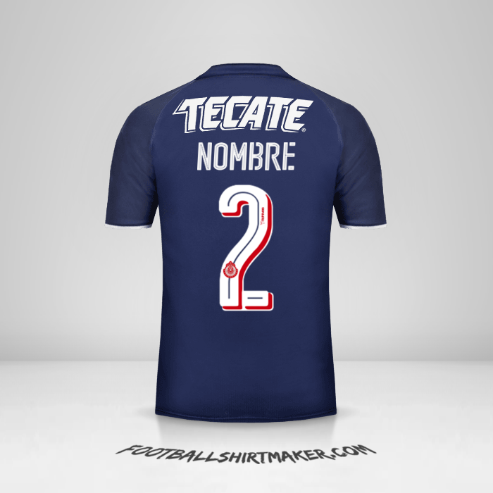 Jersey Guadalajara 2017 Tercera -  nombre - 2