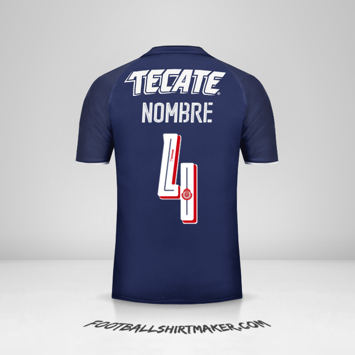 Jersey Guadalajara 2017 Tercera -  nombre - 4