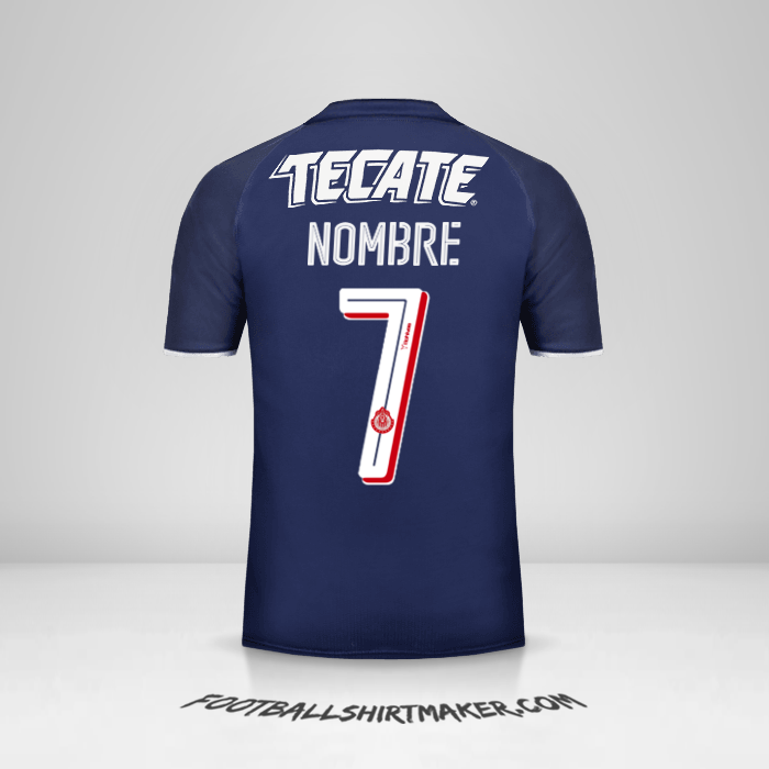 Jersey Guadalajara 2017 Tercera -  nombre - 7