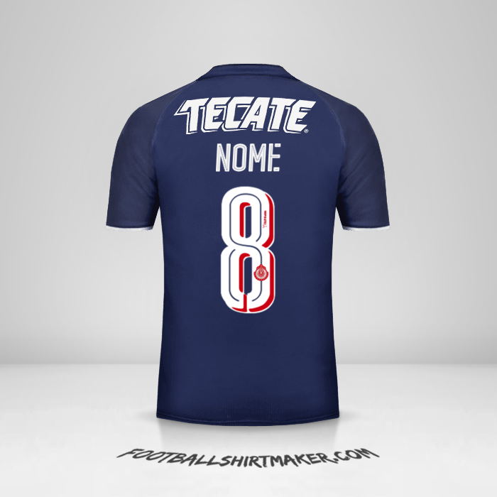 Camisola Guadalajara 2017 Terceira -  nome - 8
