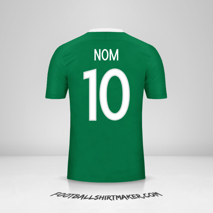 Maillot Nigéria 2016/17 -  nom - 10