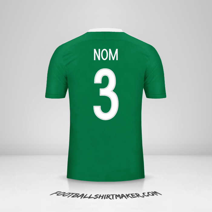 Maillot Nigéria 2016/17 -  nom - 3