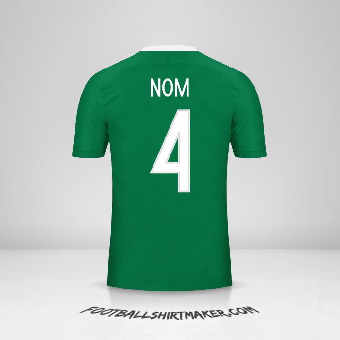 Maillot Nigéria 2016/17 -  nom - 4