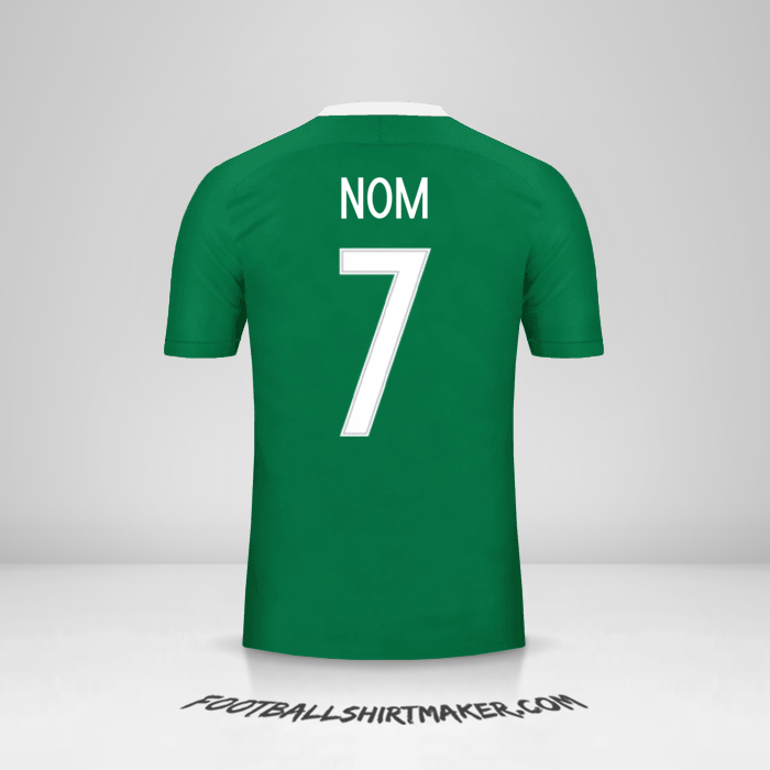 Maillot Nigéria 2016/17 -  nom - 7