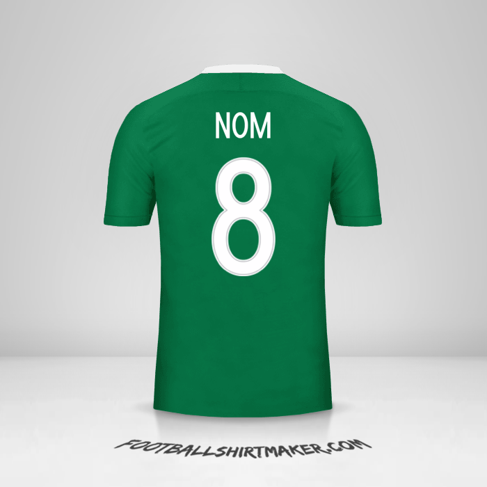 Maillot Nigéria 2016/17 -  nom - 8