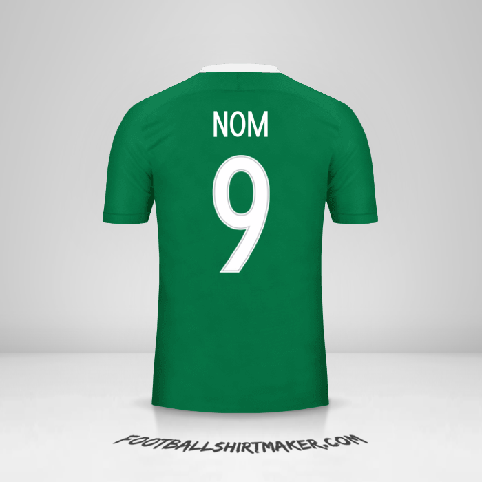 Maillot Nigéria 2016/17 -  nom - 9