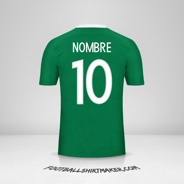 Jersey Nigeria 2016/17 -  nombre - 10