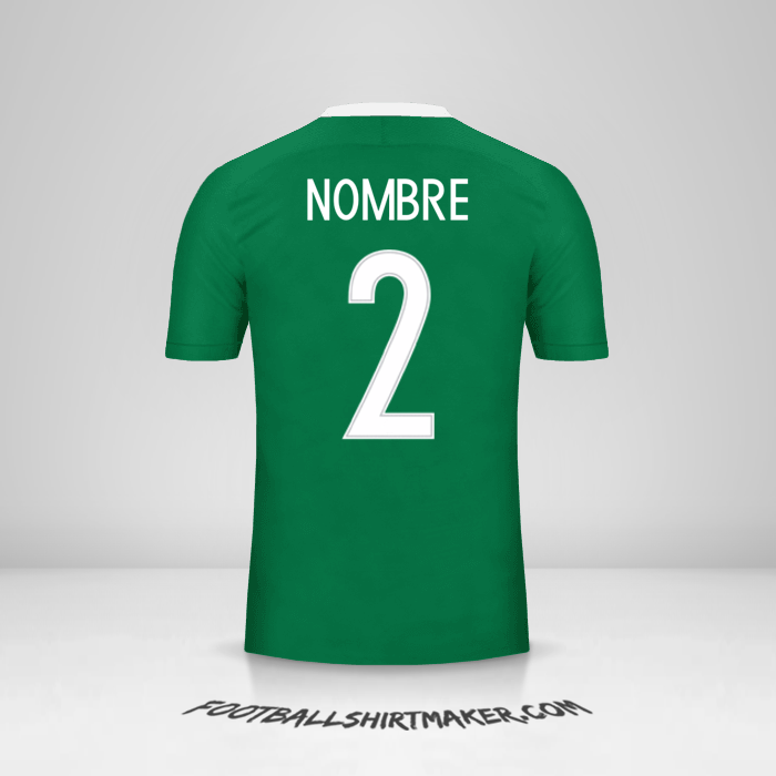 Jersey Nigeria 2016/17 -  nombre - 2