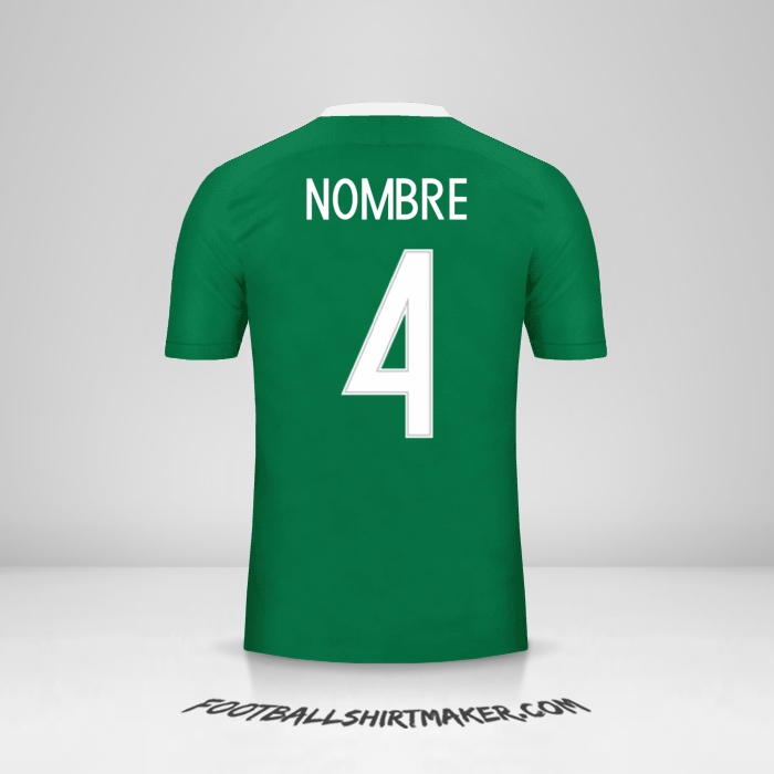 Jersey Nigeria 2016/17 -  nombre - 4