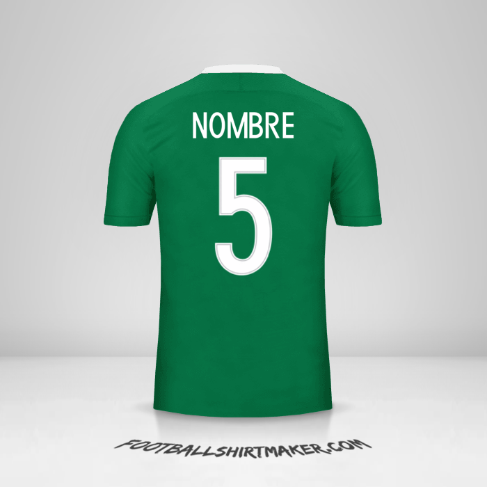 Jersey Nigeria 2016/17 -  nombre - 5