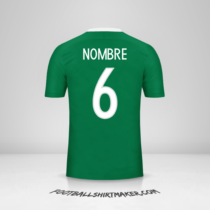 Jersey Nigeria 2016/17 -  nombre - 6
