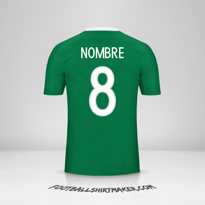Jersey Nigeria 2016/17 -  nombre - 8