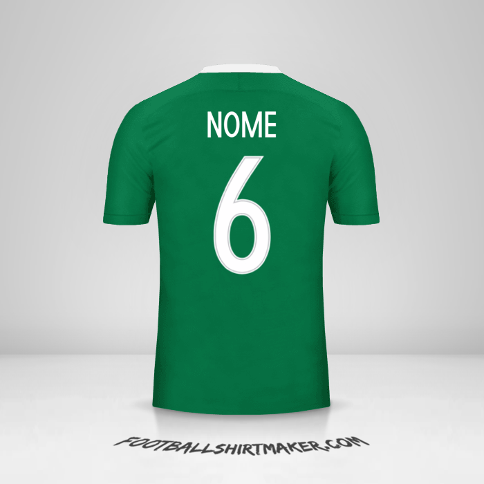 Camisa Nigéria 2016/17 -  nome - 6