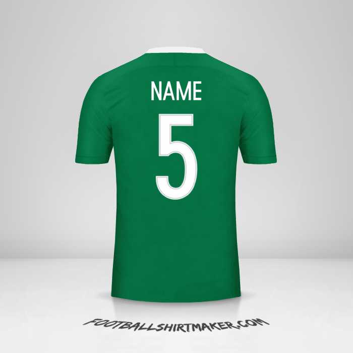 Trikot Nigeria 2016/17 -  name - 5