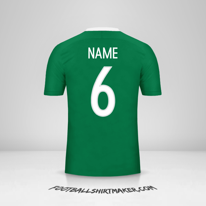 Shirt Nigeria 2016/17 -  name - 6