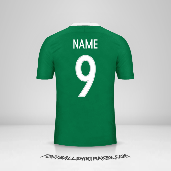 Trikot Nigeria 2016/17 -  name - 9