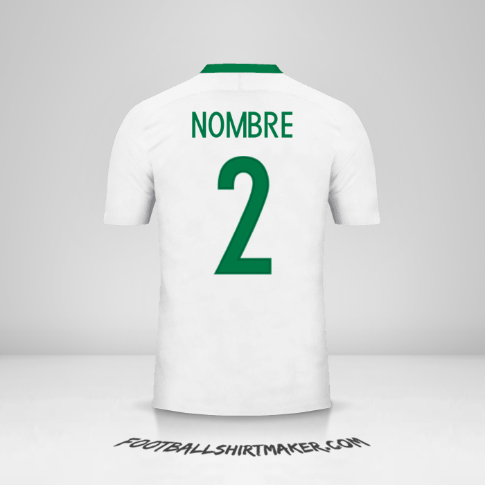 Jersey Nigeria 2016/17 Visita -  nombre - 2