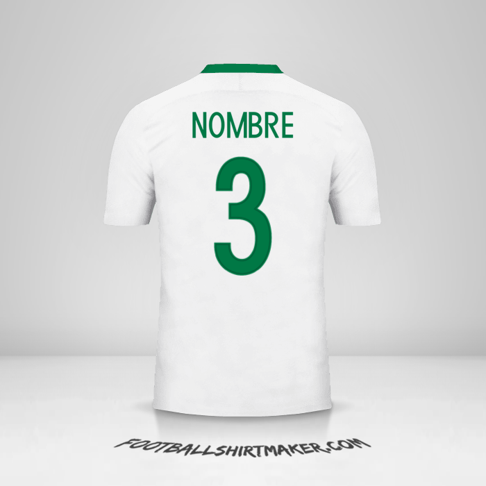 Camiseta Nigeria 2016/17 Visita -  nombre - 3