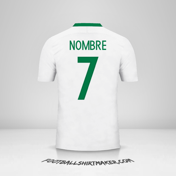 Jersey Nigeria 2016/17 Visita -  nombre - 7