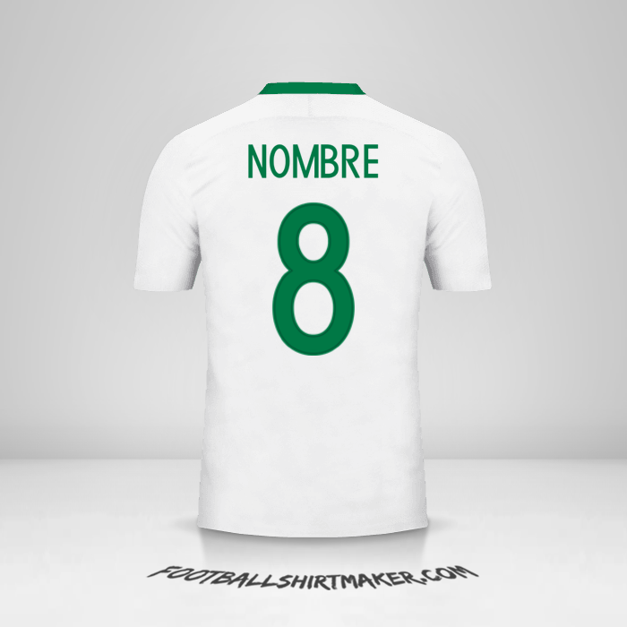Jersey Nigeria 2016/17 Visita -  nombre - 8