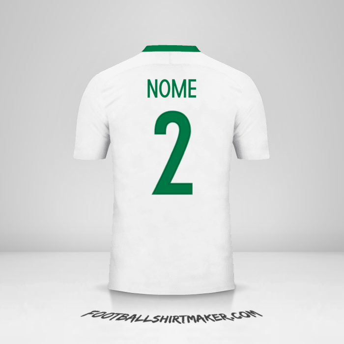 Maglia Nigeria 2016/17 Seconda -  nome - 2