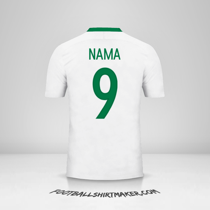 Jersey Nigeria 2016/17 Alternatif -  nama - 9