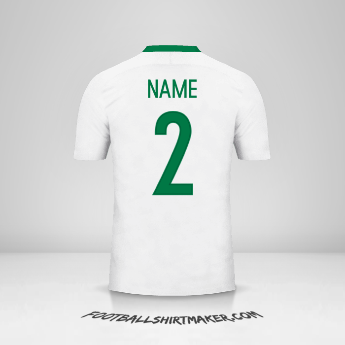 Trikot Nigeria 2016/17 Auswärts -  name - 2