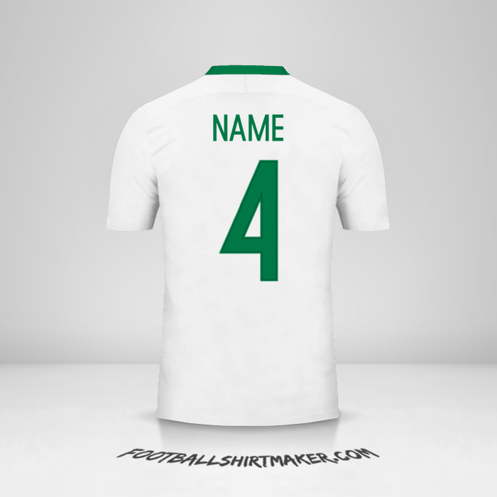 Jersey Nigeria 2016/17 Away -  name - 4