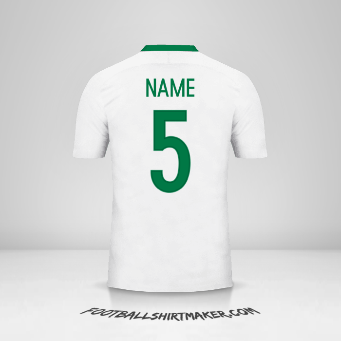 Jersey Nigeria 2016/17 Away -  name - 5