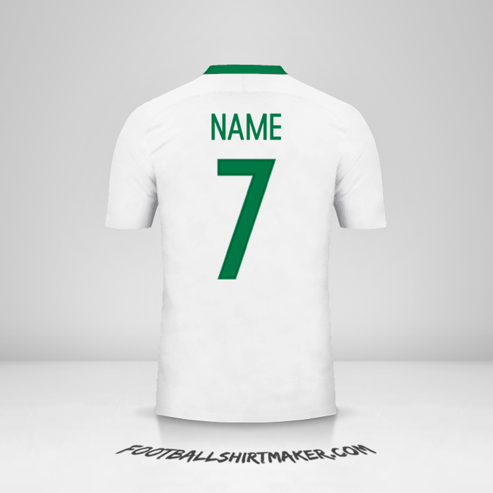 Jersey Nigeria 2016/17 Away -  name - 7