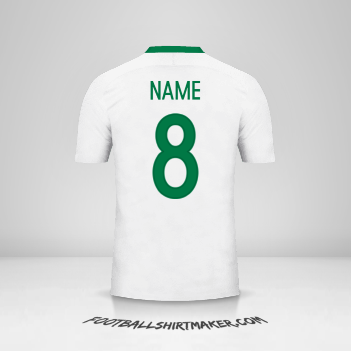 Jersey Nigeria 2016/17 Away -  name - 8