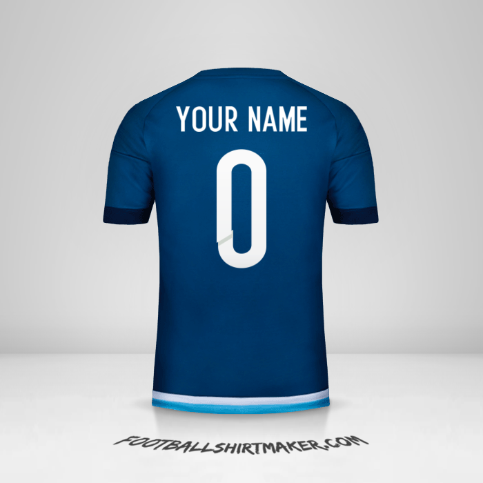 Jersey Argentina 2016 II -  your name - 0