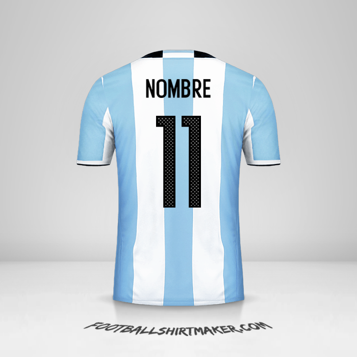 Jersey Argentina 2016 -  nombre - 11