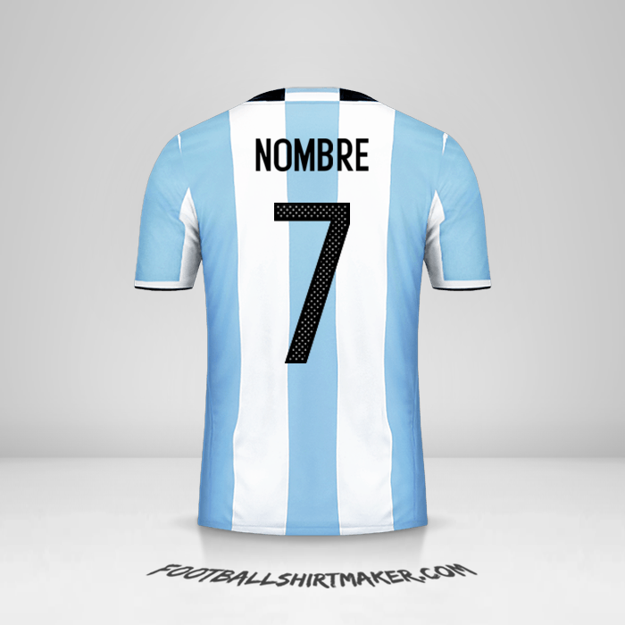 Jersey Argentina 2016 -  nombre - 7