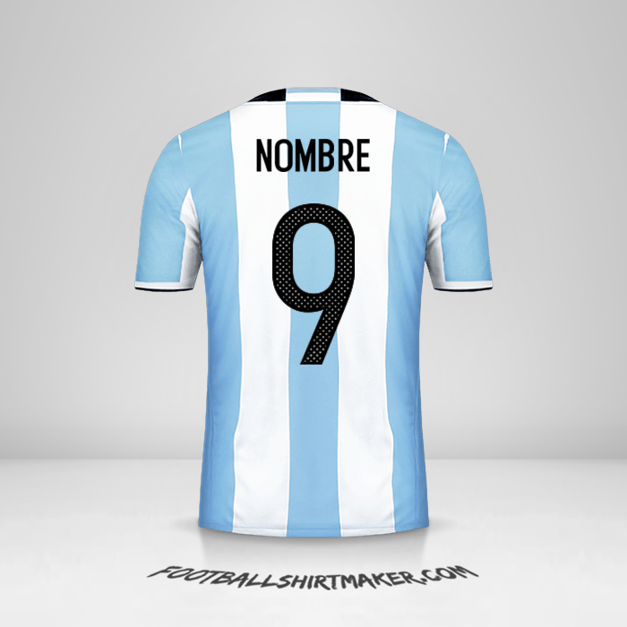 Jersey Argentina 2016 -  nombre - 9