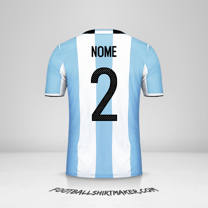 Maglia Argentina 2016 -  nome - 2