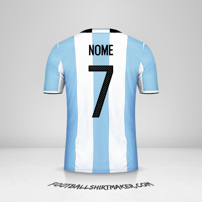 Camisa Argentina 2016 -  nome - 7