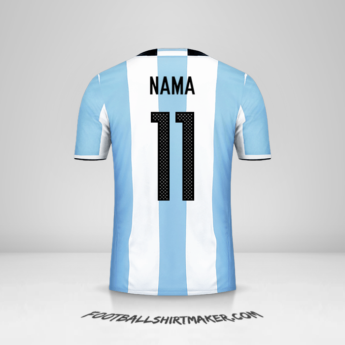 Jersey Argentina 2016 -  nama - 11