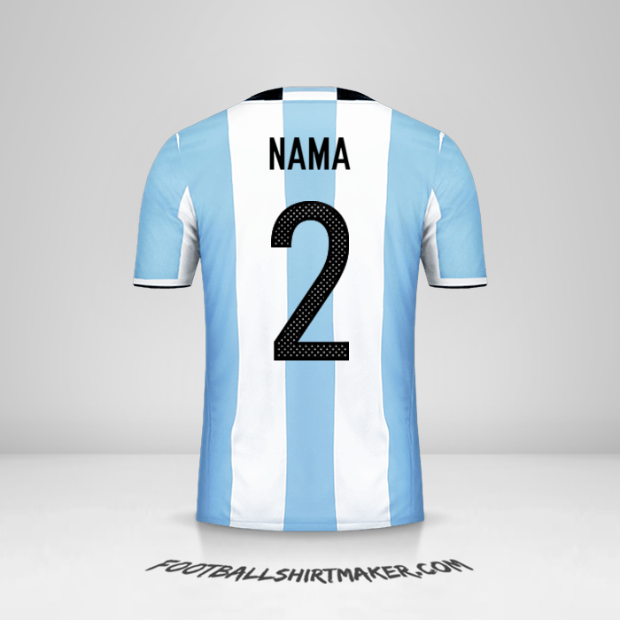 Jersey Argentina 2016 -  nama - 2